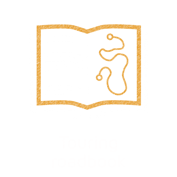 Your most beautiful routes can be recorded in the dguard touring roadbook
