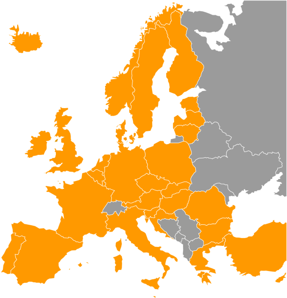 dguard kann in vielen Ländern Europas eingesetzt werden